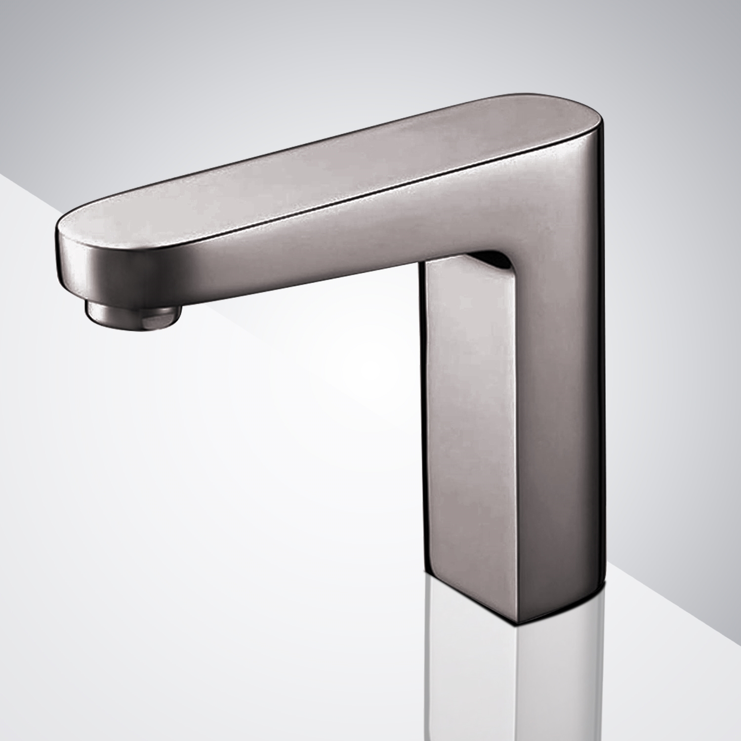 Fontana Commercial Brushed Nickel Touchless Automatic Sensor Sink Faucet